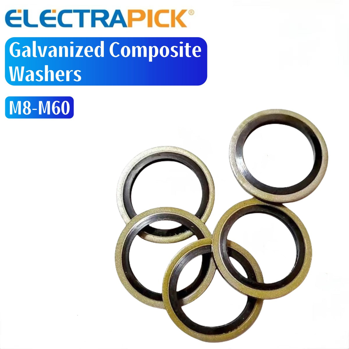 ELECTRAPICK Galvanized Composite Washers