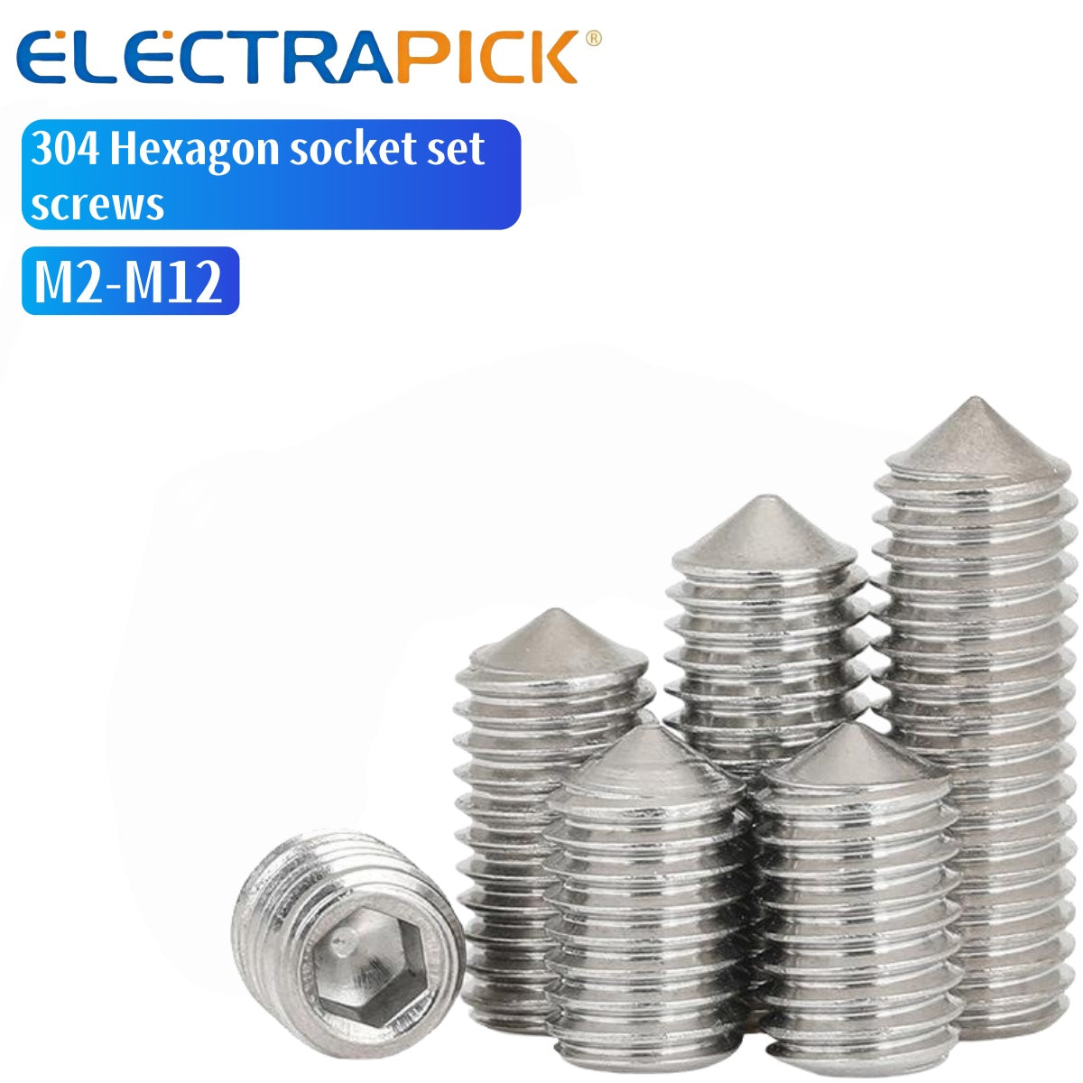 ELECTRAPICK 304 Hexagon socket set screws