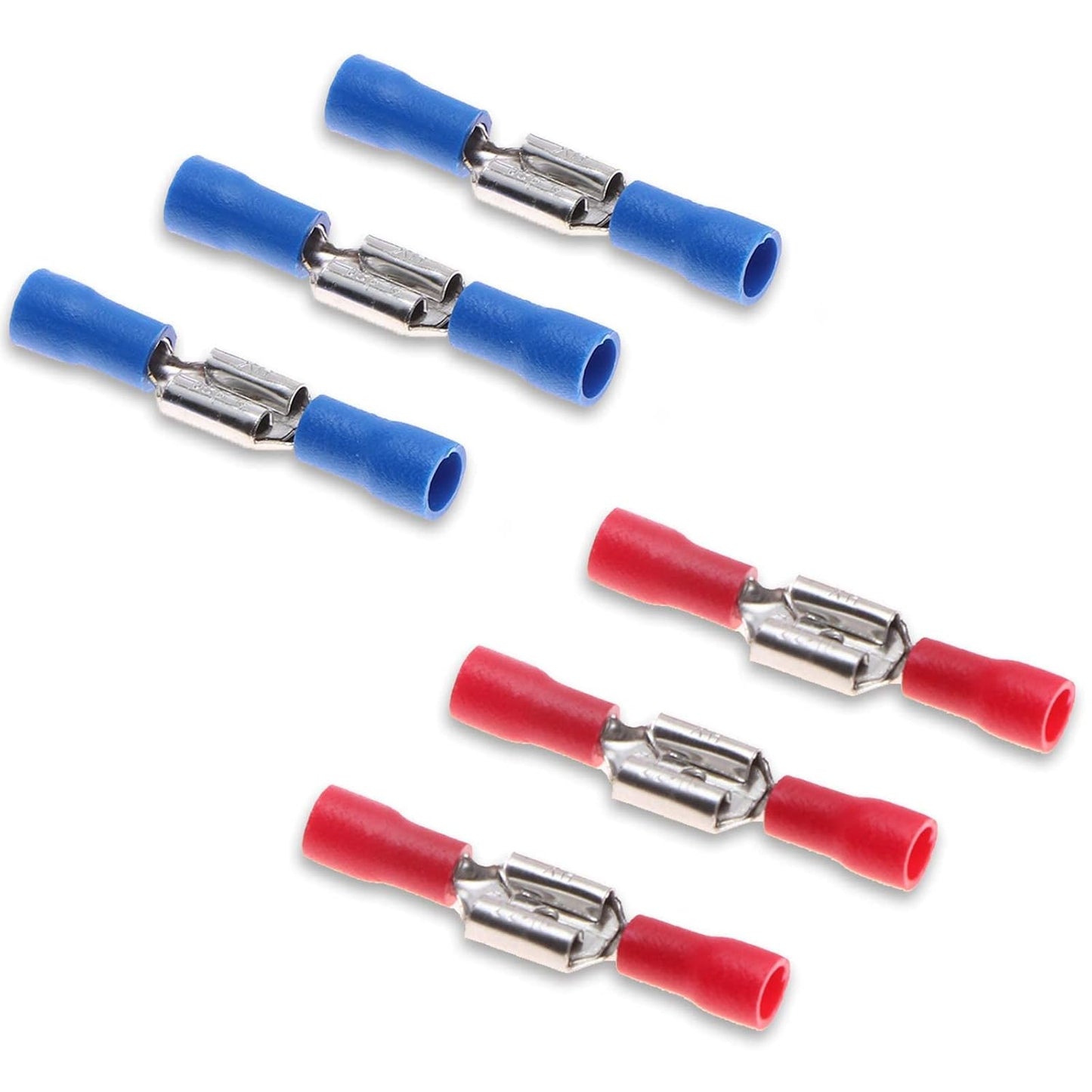 ELECTRAPICK 350Pcs Crimp Connectors, Electrical Connectors Insulated Crimp Ring/Male/Female/Bullet Butt Splice Terminal Connectors 0.5-1.5/1.5-2.5/4-6mm² Wire Terminal Connectors Assortment Kit