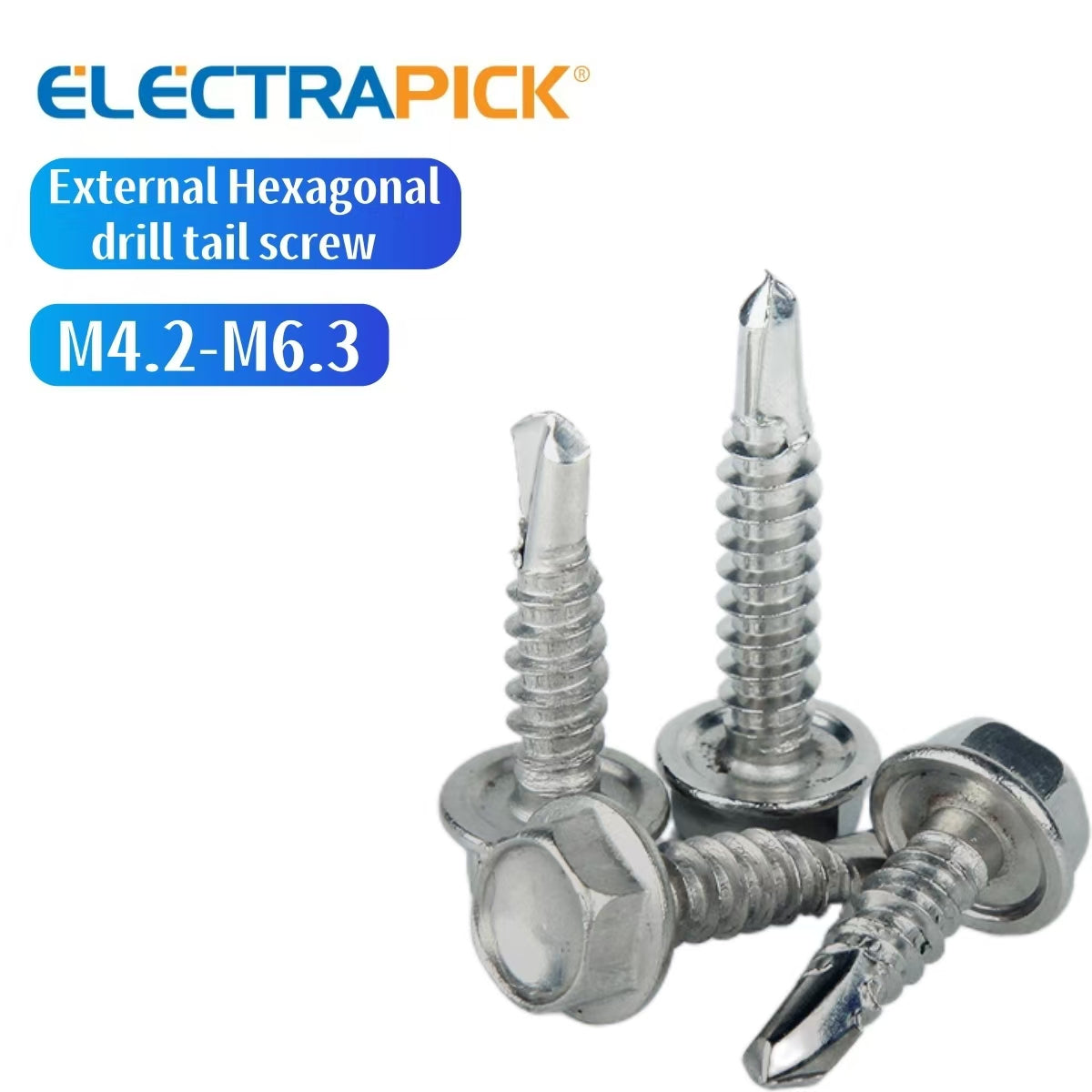 ELECTRAPICK 410 Stainless steel hexagonal self-drilling dovetail screws