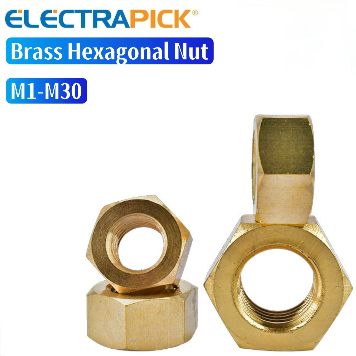 ELECTRAPICK Brass Hexagonal Nut