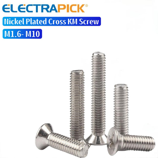 ELECTRAPICK Nickel Plated Cross KM Screw