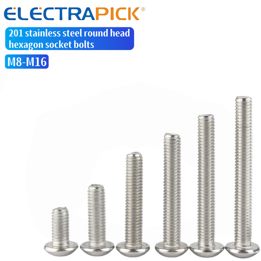 ELECTRAPICK 201 stainless steel round head hexagon socket bolts M8-M16